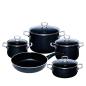 Preview: Riess Geschirr-Set 5-tlg., Nouvelle Black Magic Extra Stark